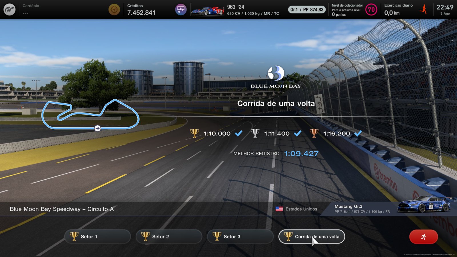 Blue Moon Bay Speedway – Circuito A